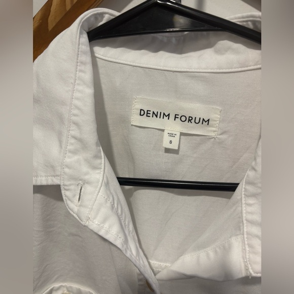 EUC- DENIM FORUM THE JANE SHIRT -100% cotton- Small- oversized - Picture 2 of 8